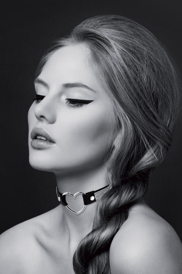 Votre bijoux "Pour toi" - Collier coeur strass