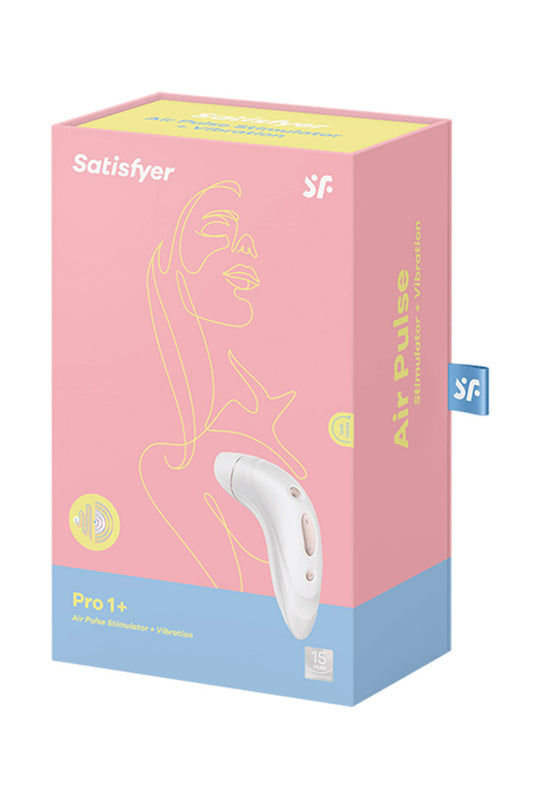 Satisfyer Pro 1+, stimulateur de clitoris par air pulsé et vibrations