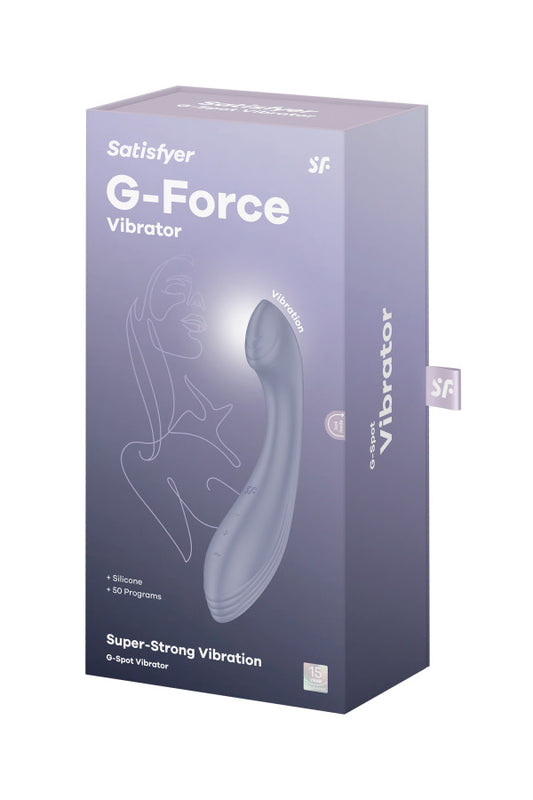 Satisfyer G-Force, vibromasseur point G en silicone violet
