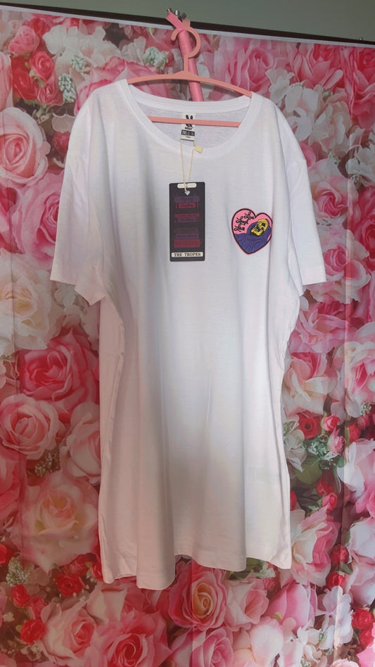 Curve Collection : 2XL T shirt Coeur "LLL"